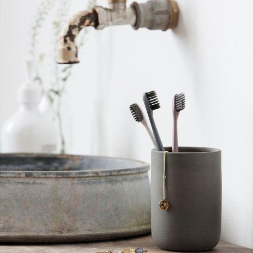 MERAKI - Tandbørste, Grå/Hvid/Bordeaux