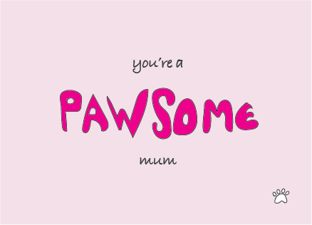 &BOX - KORT - Pawsome Mum