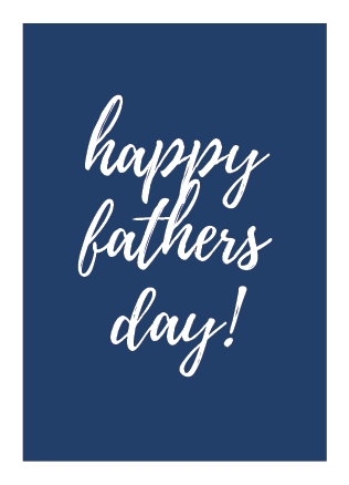 &BOX - KORT - Happy Fathers Day